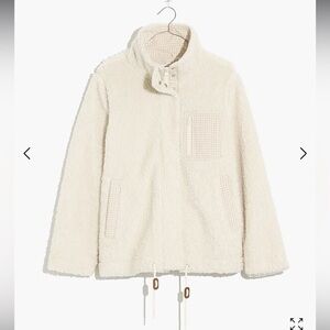 Madewell (Re)sourced Sherpa Zip Jacket